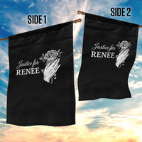 Justice for Renee Garden Flag Floral Rose Memorial Minneapolis Jane 8 2026 Tribute - Wonder Print Shop
