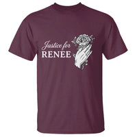 Justice for Renee T Shirt Floral Rose Memorial Minneapolis Jane 8 2026 Tribute - Wonder Print Shop
