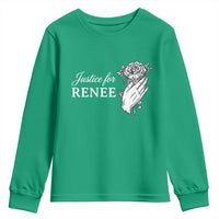 Justice for Renee Youth Sweatshirt Floral Rose Memorial Minneapolis Jane 8 2026 Tribute - Wonder Print Shop