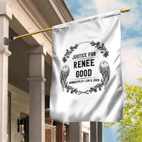 Justice for Renee Good Garden Flag Minneapolis January 8 2026 Tribute Memorial Wreath - Wonder Print Shop
