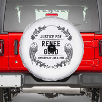 Justice for Renee Good Spare Tire Cover Minneapolis January 8 2026 Tribute Memorial Wreath - Wonder Print Shop