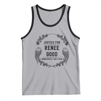 Justice for Renee Good Tank Top Minneapolis January 8 2026 Tribute Memorial Wreath - Wonder Print Shop