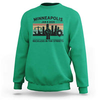 Minneapolis January 8 2026 Justice Movement Sweatshirt Reckless in the Streets Protest - Wonder Print Shop