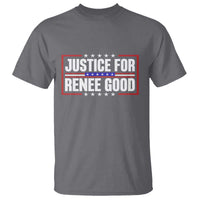Justice for Renee Good Patriotic T Shirt Minneapolis Jan 8 2026 Memorial Red White and Blue - Wonder Print Shop