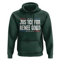 Justice for Renee Good Patriotic Hoodie Minneapolis Jan 8 2026 Memorial Tribute - Wonder Print Shop