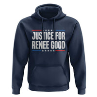 Justice for Renee Good Patriotic Hoodie Minneapolis Jan 8 2026 Memorial Tribute - Wonder Print Shop