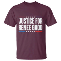 Justice for Renee Good Patriotic T Shirt Minneapolis Jan 8 2026 Memorial Tribute - Wonder Print Shop