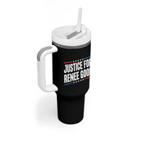 Justice for Renee Good Patriotic Tumbler With Handle Minneapolis Jan 8 2026 Memorial Tribute - Wonder Print Shop