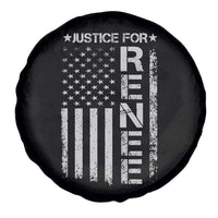 Justice for Renee American Flag Spare Tire Cover Minneapolis Jan 8 2026 Memorial Tribute - Wonder Print Shop