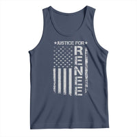 Justice for Renee American Flag Tank Top Minneapolis Jan 8 2026 Memorial Tribute - Wonder Print Shop