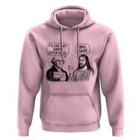 Funny George Washington and Jesus Satire Hoodie Political Commentary Founding Fathers and Faith
