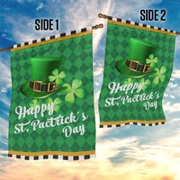 Green Leprechaun Hat Garden Flag St. Patrick’s Day Outdoor Decor