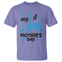 My First Mother's Day T Shirt New Mom Mama Bear Blue Baby Boy - Wonder Print Shop