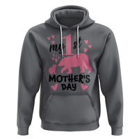 My First Mother's Day Hoodie New Mom Mama Bear Pink Baby Girl - Wonder Print Shop