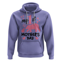 My First Mother's Day Hoodie New Mom Mama Bear Pink Baby Girl - Wonder Print Shop