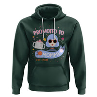First Mother's Day Hoodie Promoted To Mommy Cool Retro New Mom - Wonder Print Shop