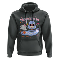 First Mother's Day Hoodie Promoted To Mommy Cool Retro New Mom - Wonder Print Shop