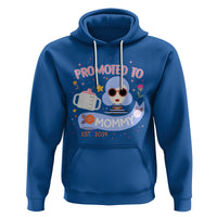 First Mother's Day Hoodie Promoted To Mommy Cool Retro New Mom - Wonder Print Shop