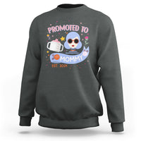 First Mother's Day Sweatshirt Promoted To Mommy Cool Retro New Mom - Wonder Print Shop