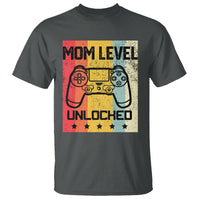 Funny New Mom T Shirt Level Unlocked Retro Video Game Controller - Wonder Print Shop