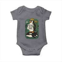 Funny Penguin Resist Baby Onesie No Tarriffs Activism Graphic