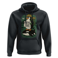 Funny Penguin Resist Hoodie No Tarriffs Activism Graphic