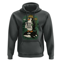 Funny Penguin Resist Hoodie No Tarriffs Activism Graphic