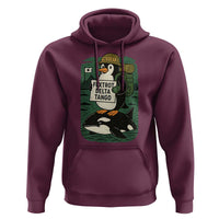 Funny Penguin Resist Hoodie No Tarriffs Activism Graphic