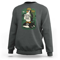 Funny Penguin Resist Sweatshirt No Tarriffs Activism Graphic