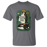 Funny Penguin Resist T Shirt No Tarriffs Activism Graphic