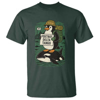 Funny Penguin Resist T Shirt No Tarriffs Activism Graphic