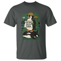 Funny Penguin Resist T Shirt No Tarriffs Activism Graphic