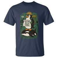 Funny Penguin Resist T Shirt No Tarriffs Activism Graphic