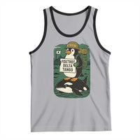 Funny Penguin Resist Tank Top No Tarriffs Activism Graphic