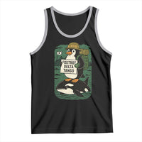 Funny Penguin Resist Tank Top No Tarriffs Activism Graphic