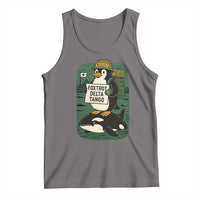 Funny Penguin Resist Tank Top No Tarriffs Activism Graphic