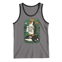 Funny Penguin Resist Tank Top No Tarriffs Activism Graphic