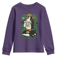 Funny Penguin Resist Youth Sweatshirt No Tarriffs Activism Graphic