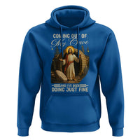 Funny Jesus Hoodie Coming Out Of My Cave And I've Been Doing Just Fine