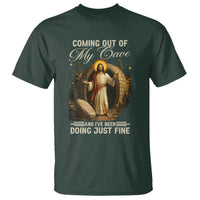 Funny Jesus T Shirt Coming Out Of My Cave And I've Been Doing Just Fine