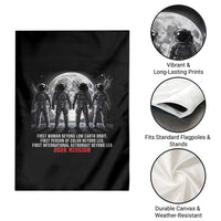 Historic 2026 Lunar Mission Crew Celebration Garden Flag Proud To Be Beyond Low Earth Orbit
