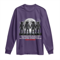Historic 2026 Lunar Mission Crew Celebration Long Sleeve Shirt Proud To Be Beyond Low Earth Orbit