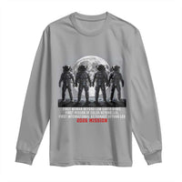 Historic 2026 Lunar Mission Crew Celebration Long Sleeve Shirt Proud To Be Beyond Low Earth Orbit