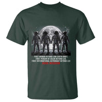 Historic 2026 Lunar Mission Crew Celebration T Shirt Proud To Be Beyond Low Earth Orbit