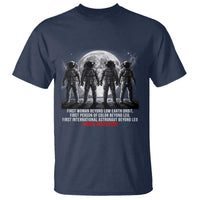Historic 2026 Lunar Mission Crew Celebration T Shirt Proud To Be Beyond Low Earth Orbit