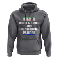 Iran Out Of Alcohol And The Struggle Israel Flag Hoodie Funny Wordplay Political Satire