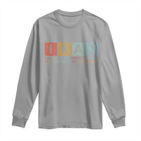 Iran The War Is Meant To Be Continuous Vintage Graphic Long Sleeve Shirt Orwell Quotes Geopolitical Satire