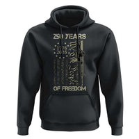 250 Years of Freedom Camo Flag Hoodie We The People Second Amendment 1776-2026 Patriotic