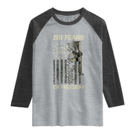 250 Years of Freedom Camo Flag Raglan Shirt We The People Second Amendment 1776-2026 Patriotic