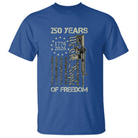 250 Years of Freedom Camo Flag T Shirt We The People Second Amendment 1776-2026 Patriotic